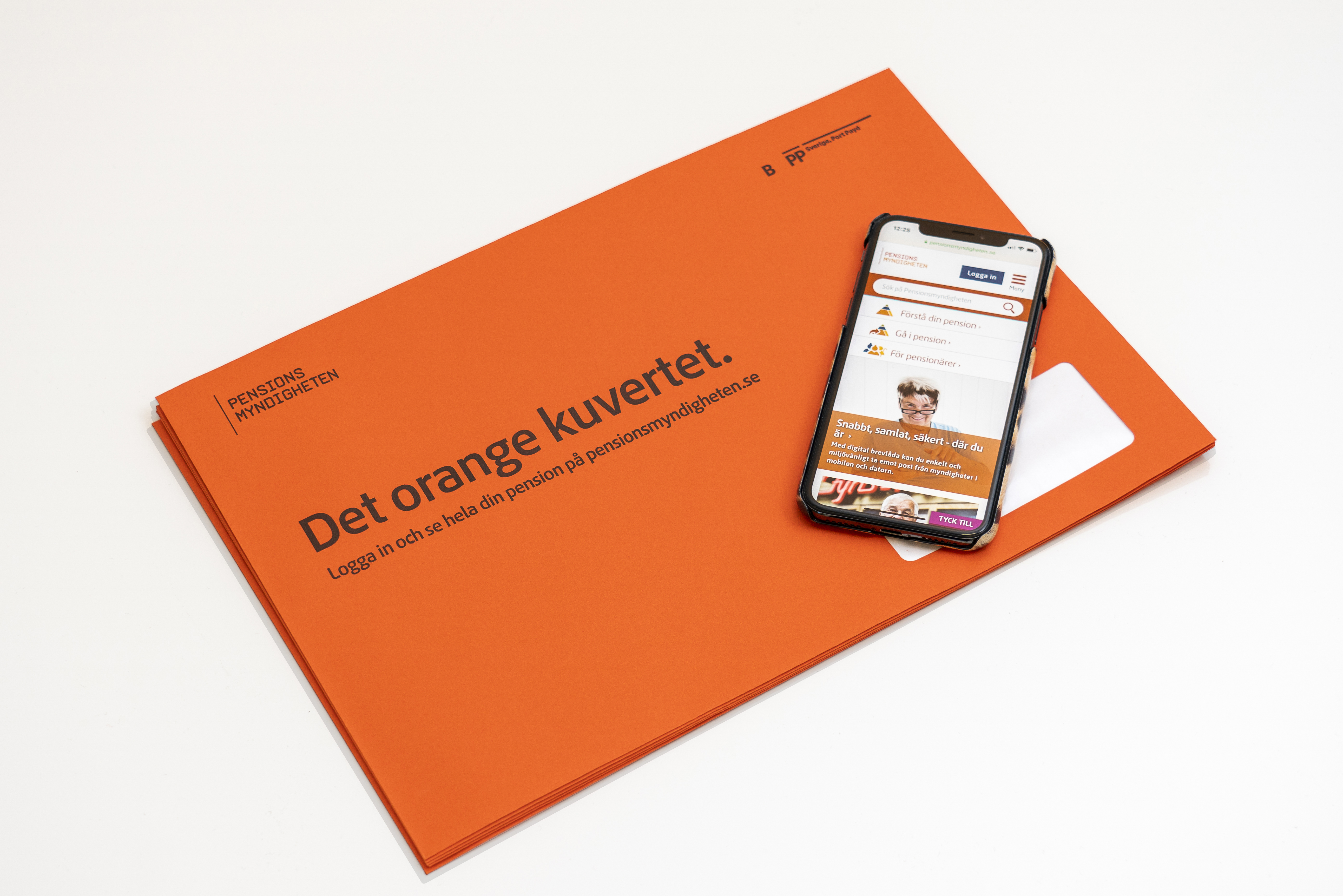 Orange kuvertet
