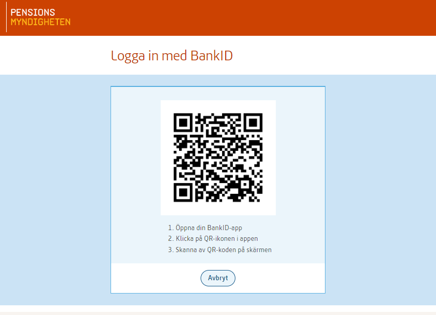 Hur du använder QR-kod vid inloggning med dator